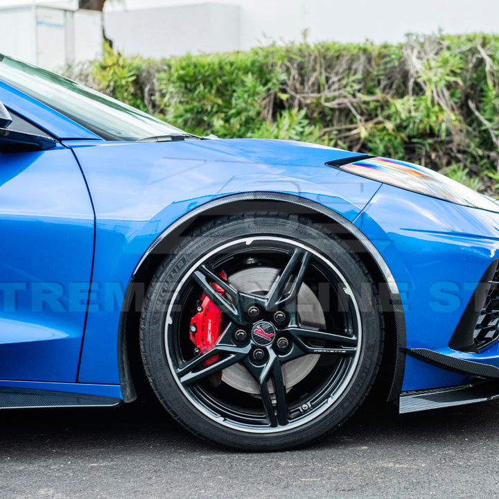 Chevrolet Corvette C8 DRY CARBON FIBER Side Wheel Fender