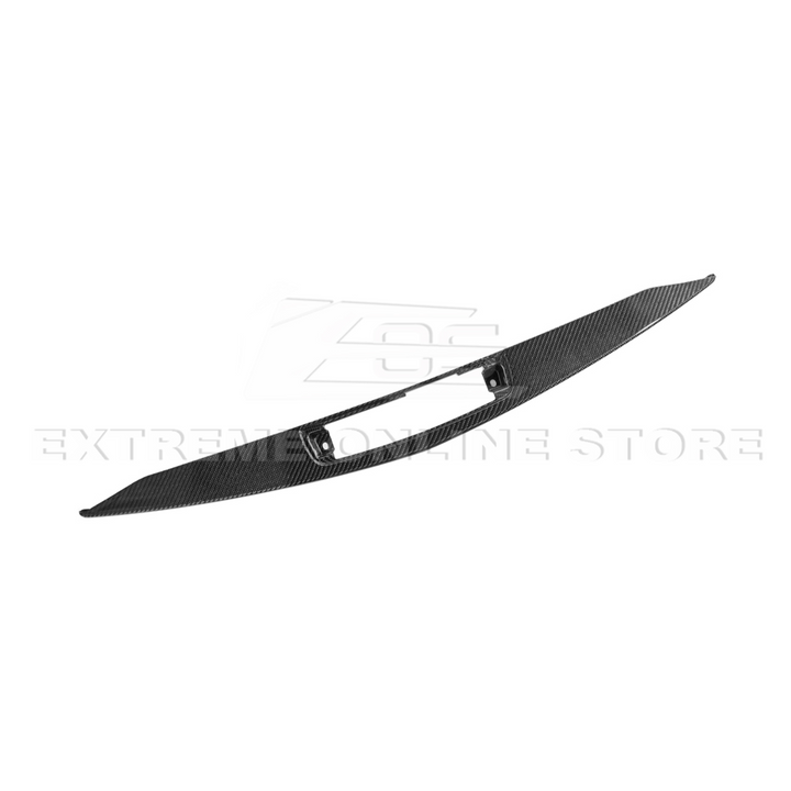 2022-Up Cadillac CT5 Dry Carbon Fiber Rear Deck Lid Center Applique Trunk Insert
