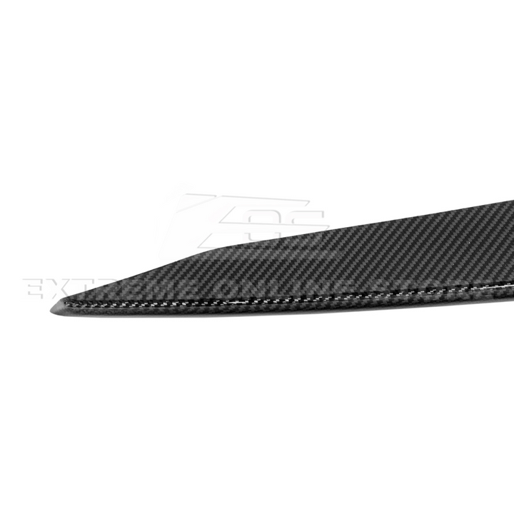 2022-Up Cadillac CT5 Dry Carbon Fiber Rear Deck Lid Center Applique Trunk Insert