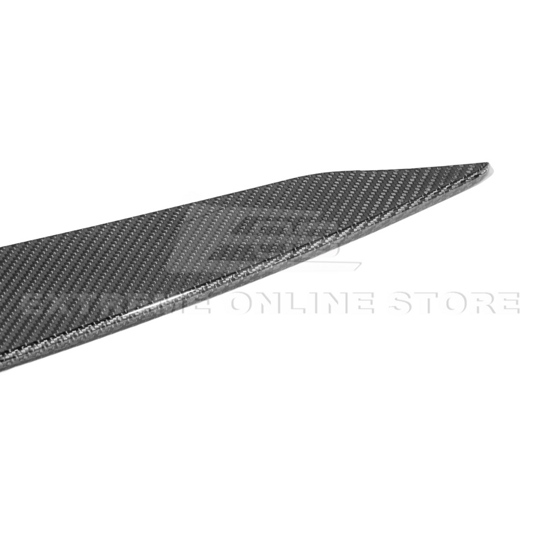 2022-Up Cadillac CT5 Dry Carbon Fiber Rear Deck Lid Center Applique Trunk Insert