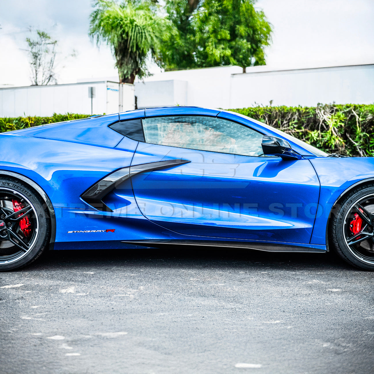 Chevrolet Corvette C8 Z06 Package Side Skirts Rocker Panels