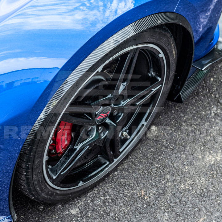 Chevrolet Corvette C8 DRY CARBON FIBER Side Wheel Fender