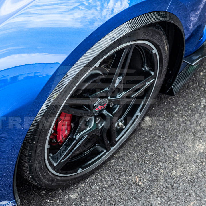 Chevrolet Corvette C8 DRY CARBON FIBER Side Wheel Fender