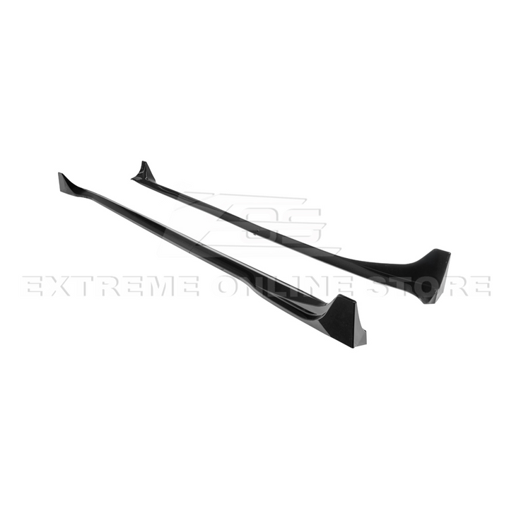 2024-Up Tesla Model 3 Track Style Side Skirts Rocker Panel