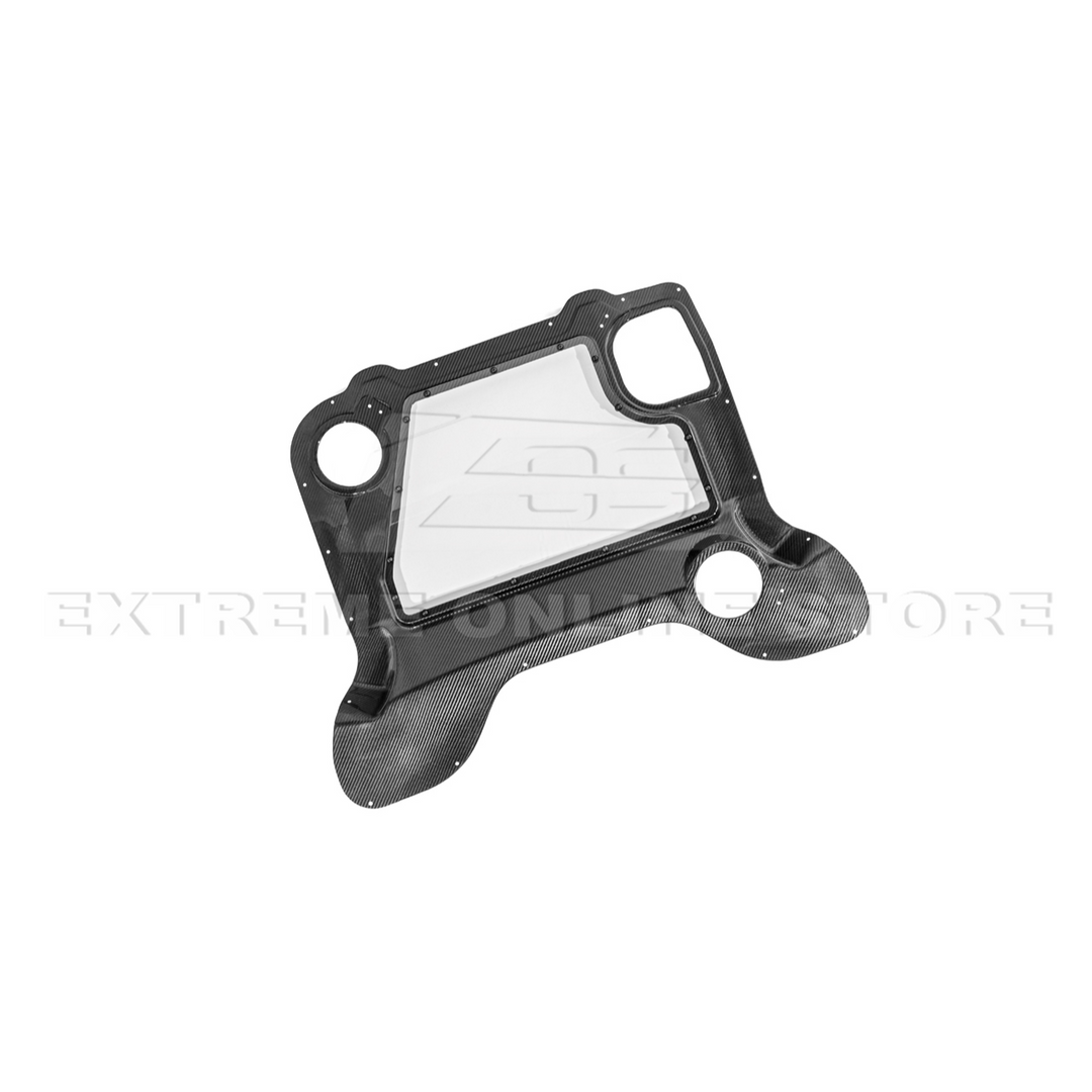 Corvette C8 HTC DRY Carbon Fiber Engine Bay Panel Cover