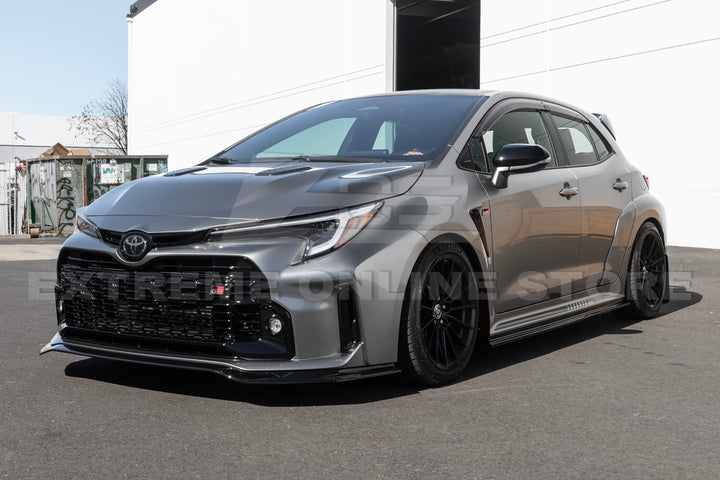 2023-24 GR Corolla Carbon Fiber Front Lip &amp; Side Skirts