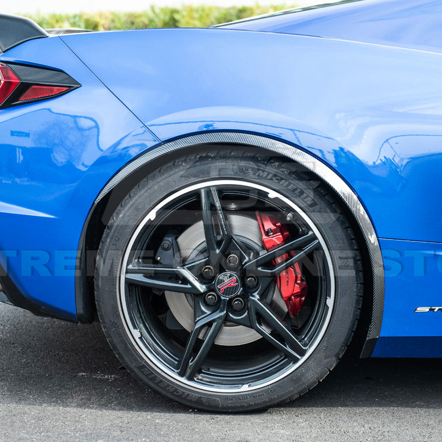 Chevrolet Corvette C8 DRY CARBON FIBER Side Wheel Fender