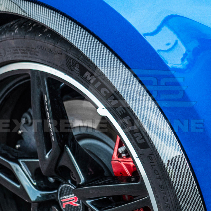 Chevrolet Corvette C8 DRY CARBON FIBER Side Wheel Fender