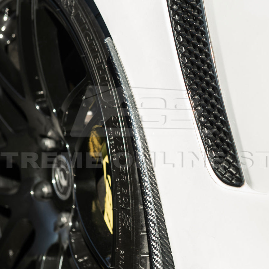 2016-19 Cadillac CTS-V DRY CARBON FIBER Front Mud Flaps Splash Guard
