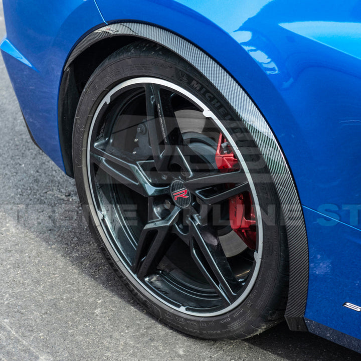 Chevrolet Corvette C8 DRY CARBON FIBER Side Wheel Fender