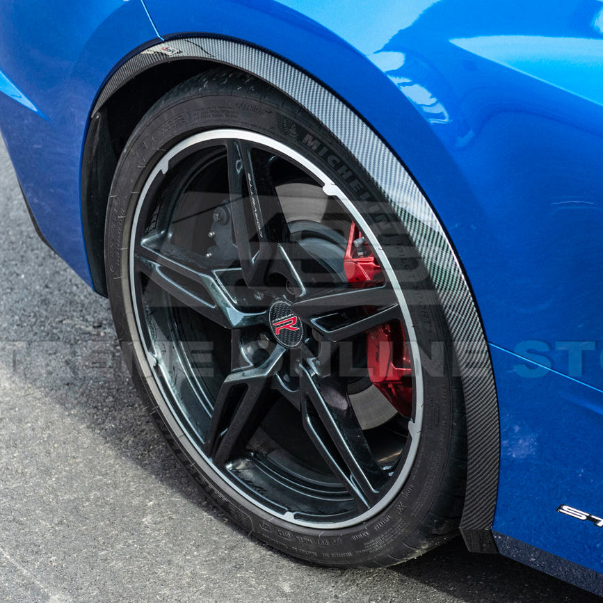 Chevrolet Corvette C8 DRY CARBON FIBER Side Wheel Fender