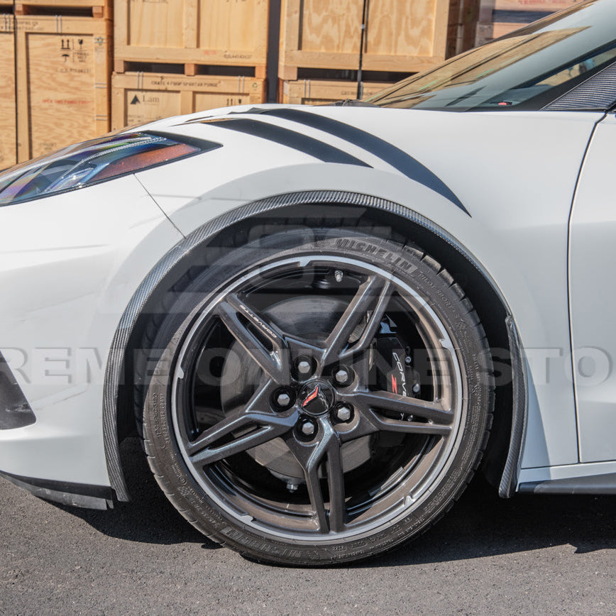 Chevrolet Corvette C8 DRY CARBON FIBER Side Wheel Fender