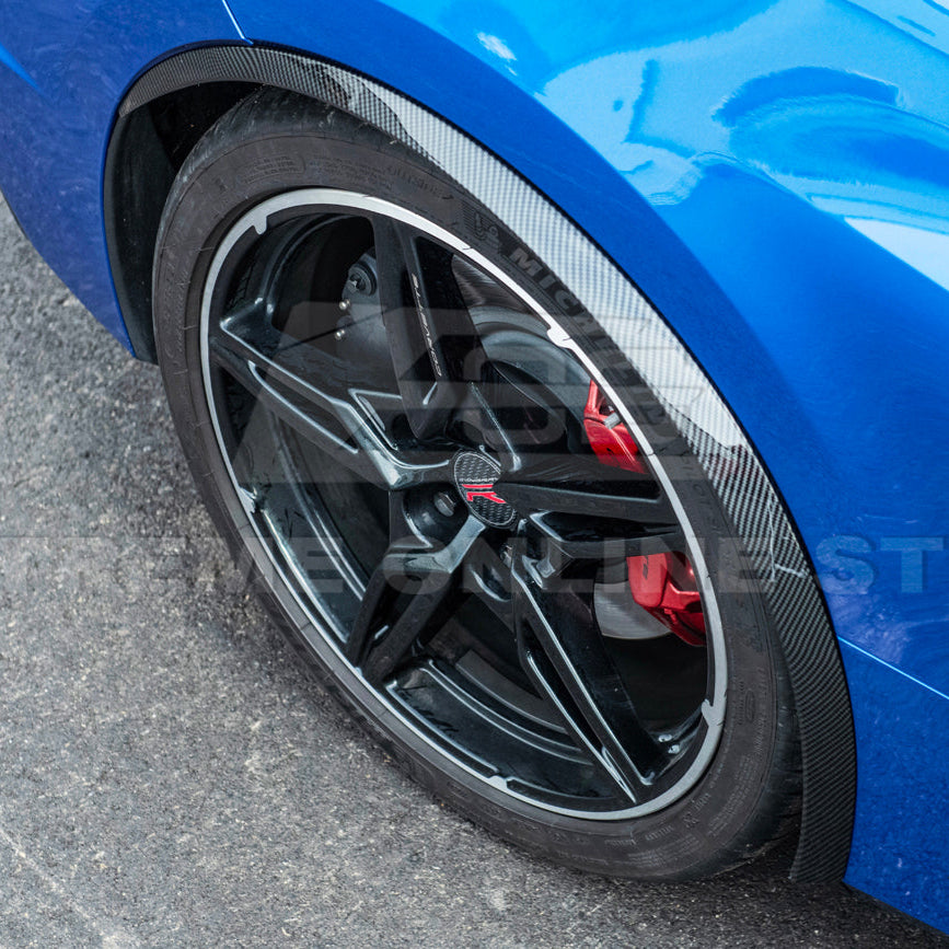 Chevrolet Corvette C8 DRY CARBON FIBER Side Wheel Fender