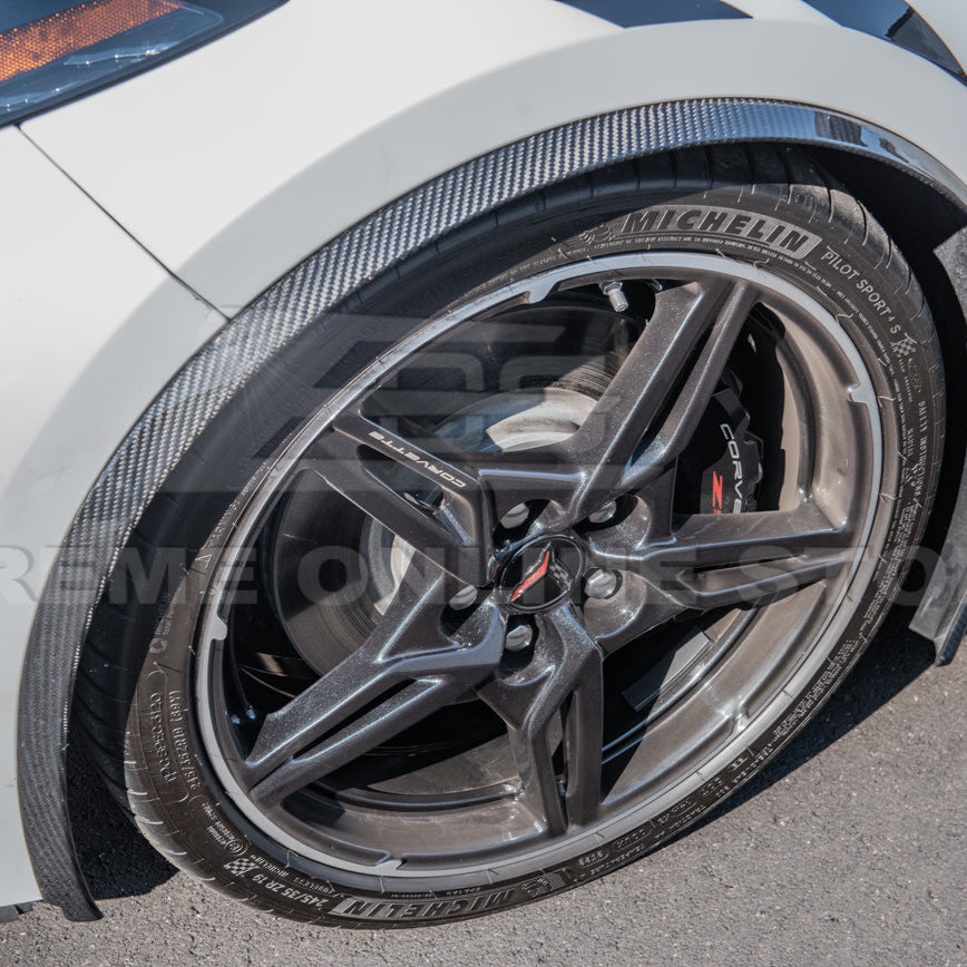Chevrolet Corvette C8 DRY CARBON FIBER Side Wheel Fender