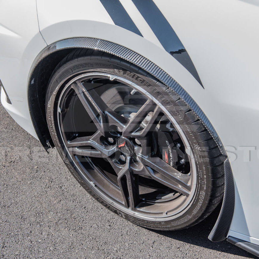 Chevrolet Corvette C8 DRY CARBON FIBER Side Wheel Fender