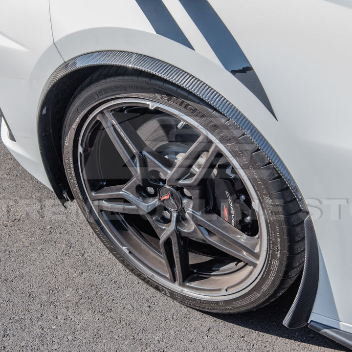 Chevrolet Corvette C8 DRY CARBON FIBER Side Wheel Fender