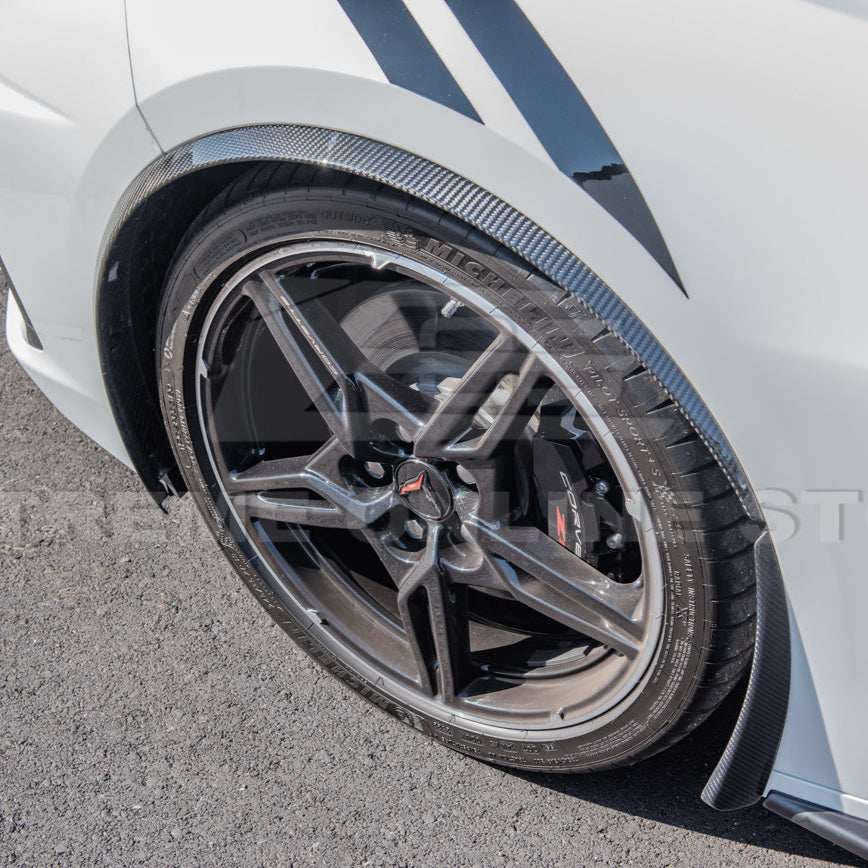Chevrolet Corvette C8 DRY CARBON FIBER Side Wheel Fender