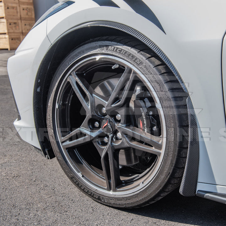 Chevrolet Corvette C8 DRY CARBON FIBER Side Wheel Fender