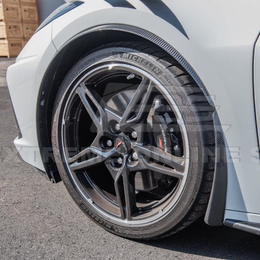 Chevrolet Corvette C8 DRY CARBON FIBER Side Wheel Fender