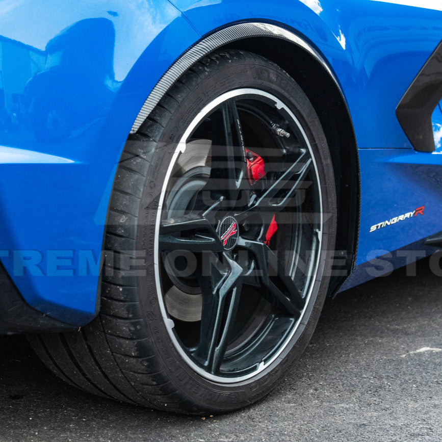 Chevrolet Corvette C8 DRY CARBON FIBER Side Wheel Fender