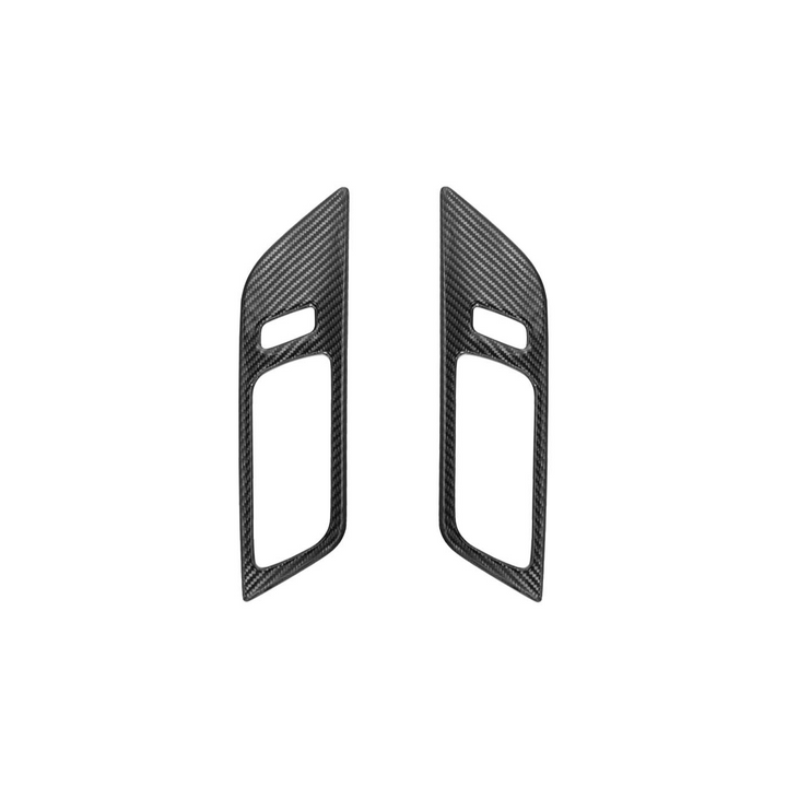 2024-Up Ford Mustang DRY CARBON FIBER Door Handle Panel Cover