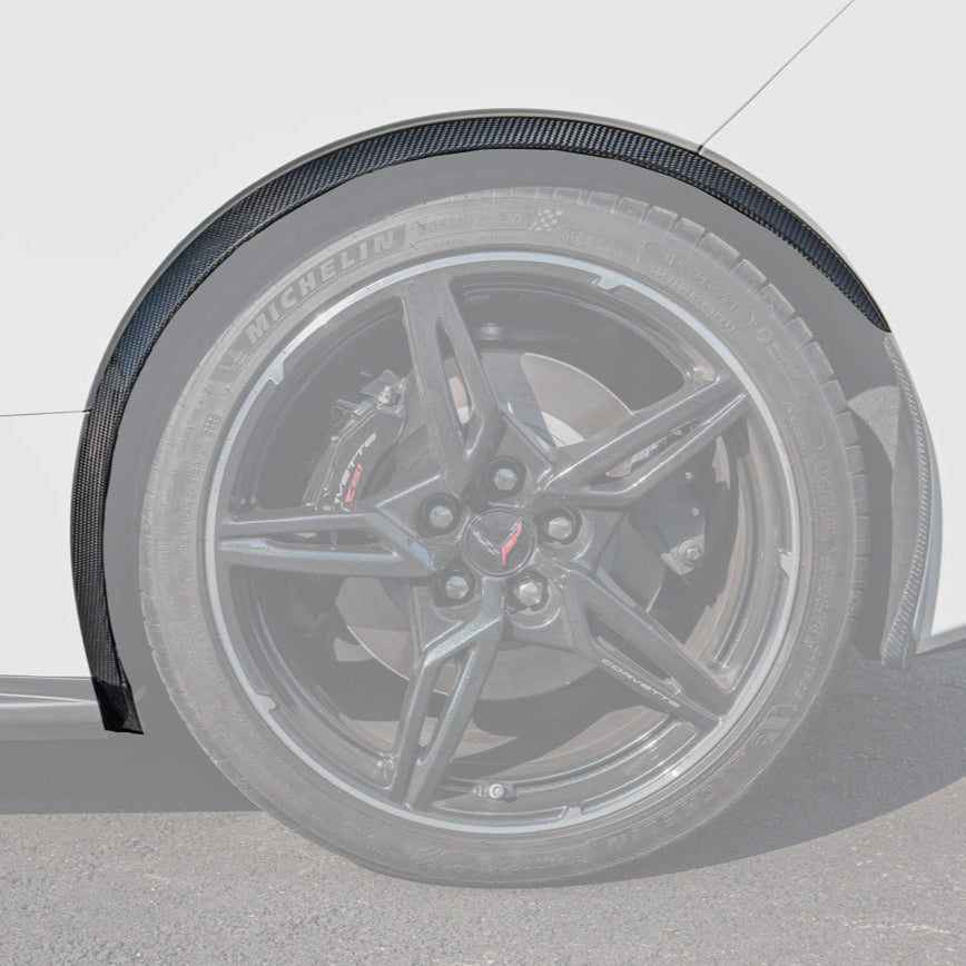Chevrolet Corvette C8 DRY CARBON FIBER Side Wheel Fender