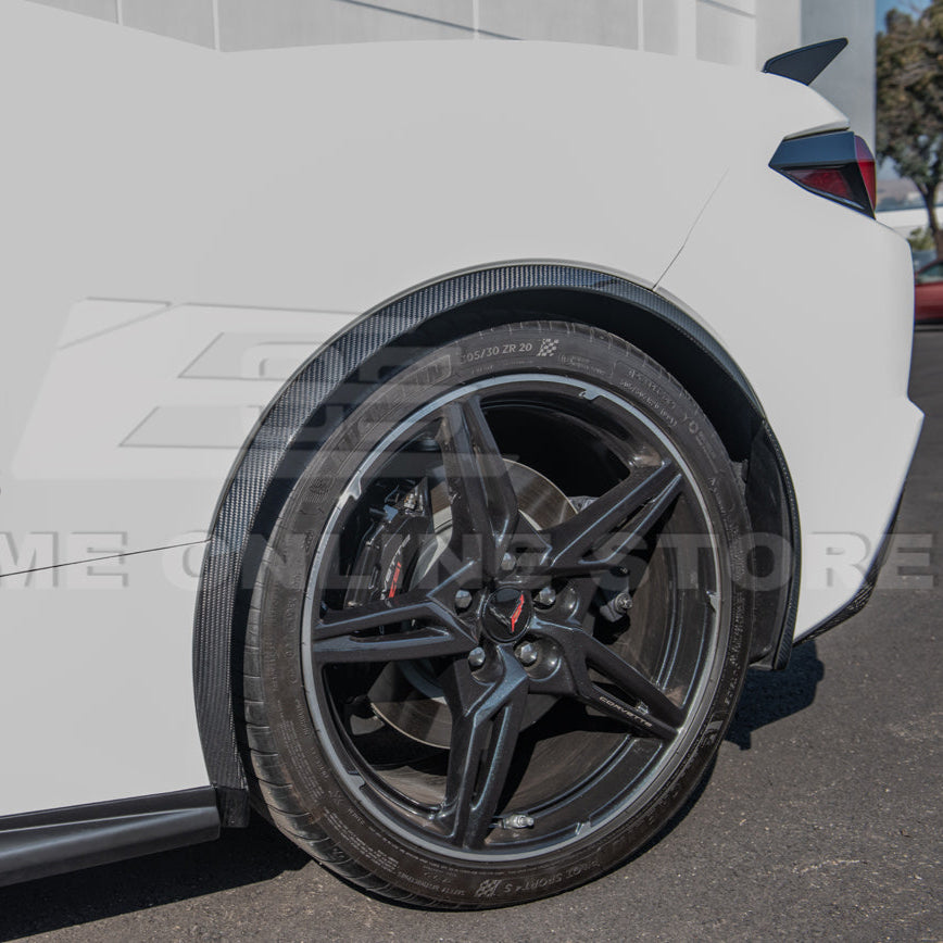 Chevrolet Corvette C8 DRY CARBON FIBER Side Wheel Fender
