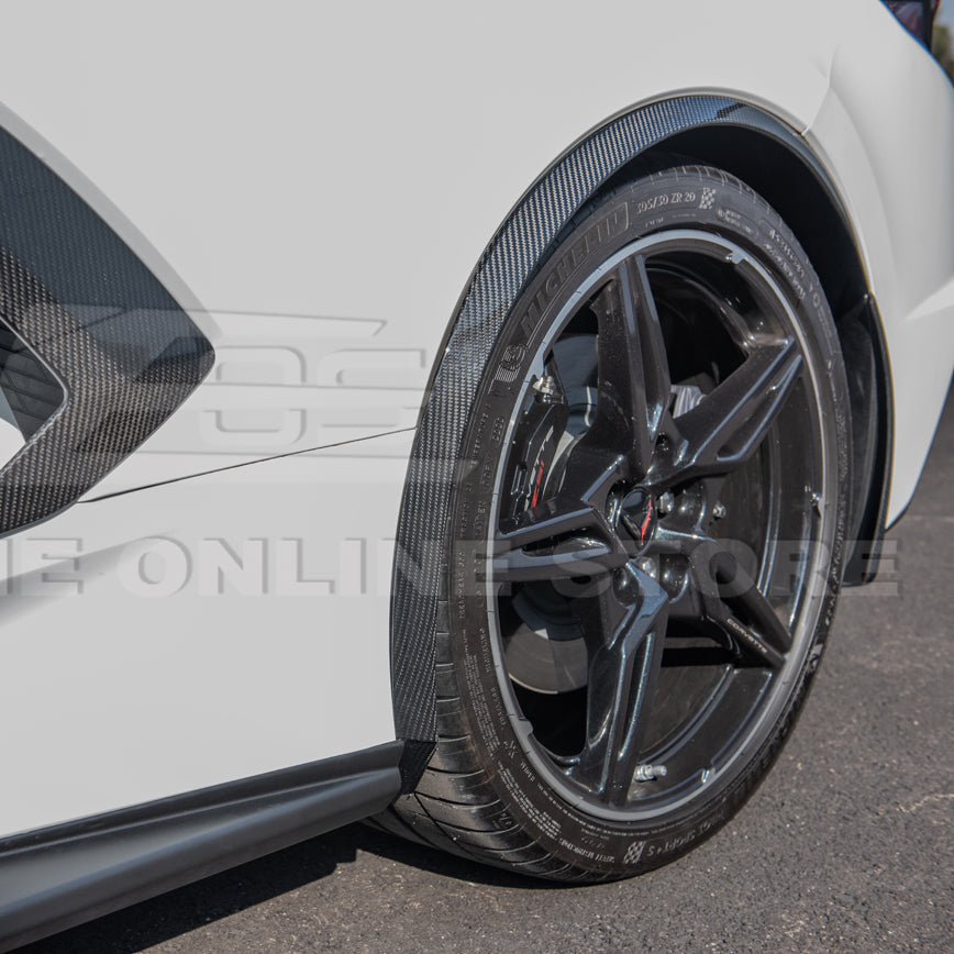 Chevrolet Corvette C8 DRY CARBON FIBER Side Wheel Fender