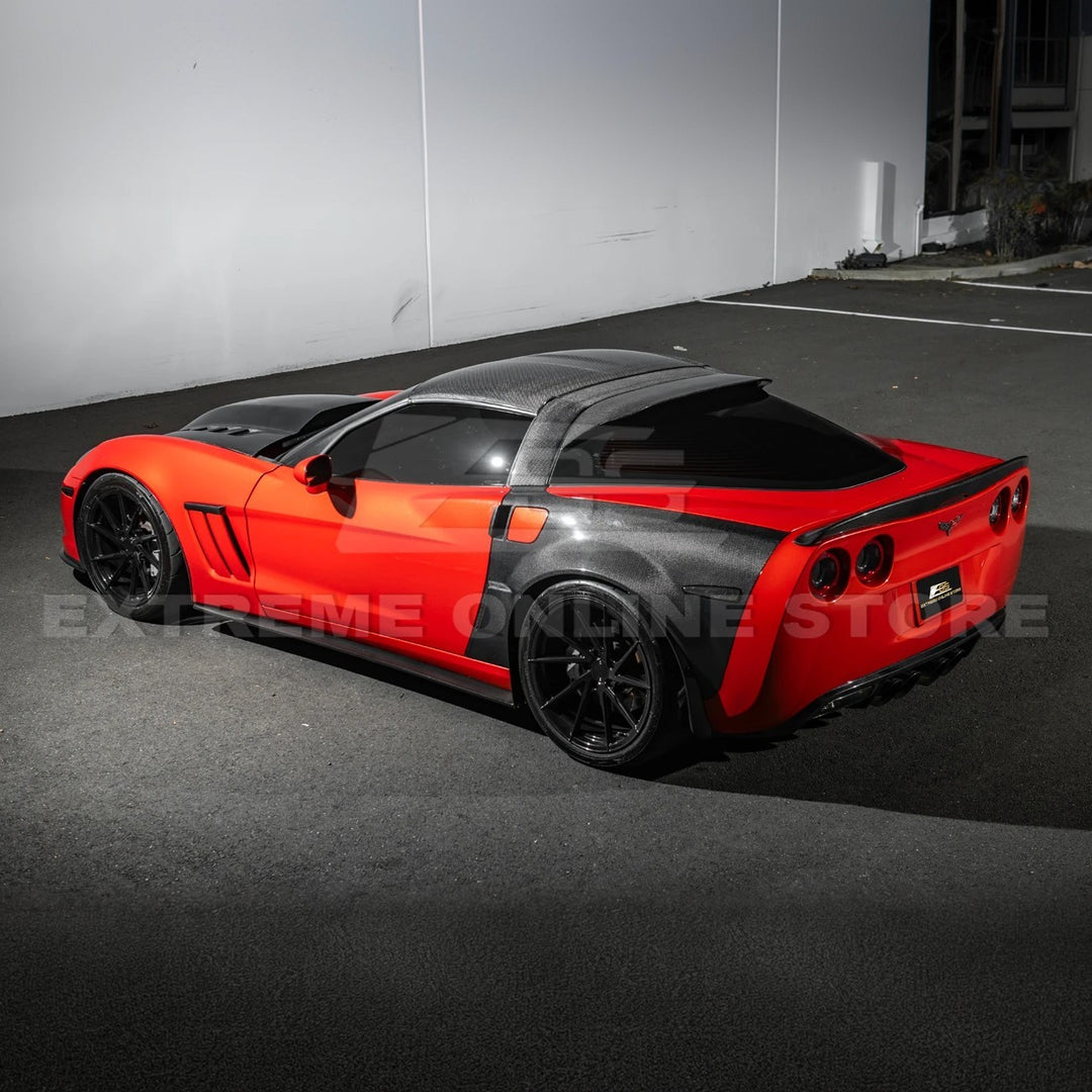 Corvette C6 | EOS Performance CARBON FIBER Rear Roof Wing Lid Spoiler