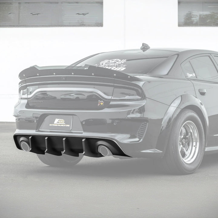 2020-Up Charger Widebody | SRT Rear Bumper Exhaust Diffuser