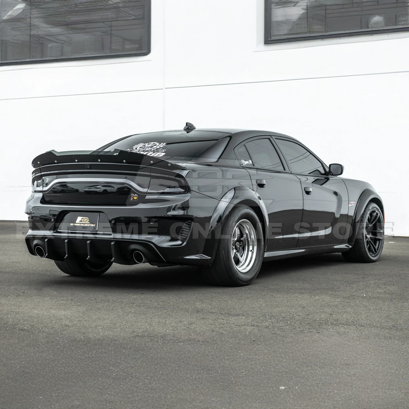 2020-Up Charger Widebody | SRT Rear Bumper Exhaust Diffuser