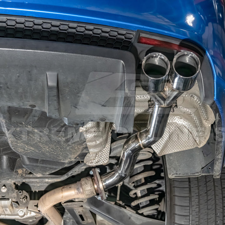 2008-2009 Pontiac G8 T-304 Muffler Delete Quad Tips Axle Back Exhaust