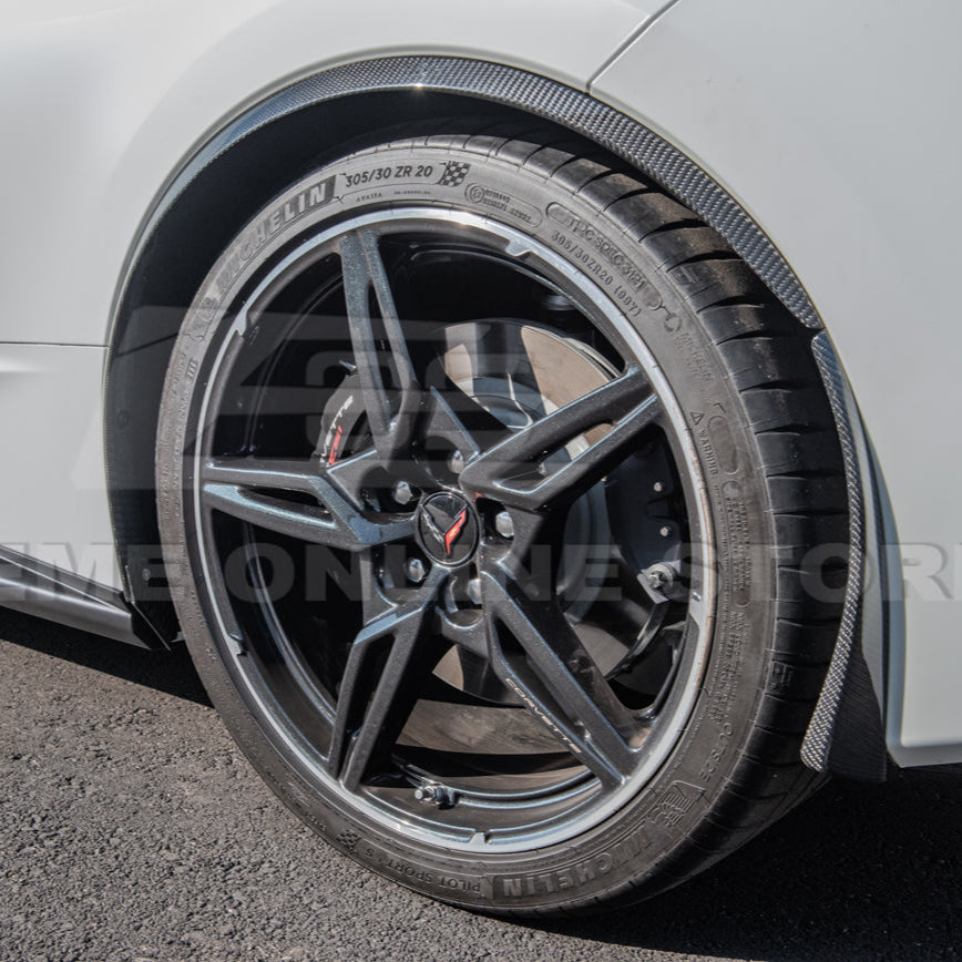 Chevrolet Corvette C8 DRY CARBON FIBER Side Wheel Fender