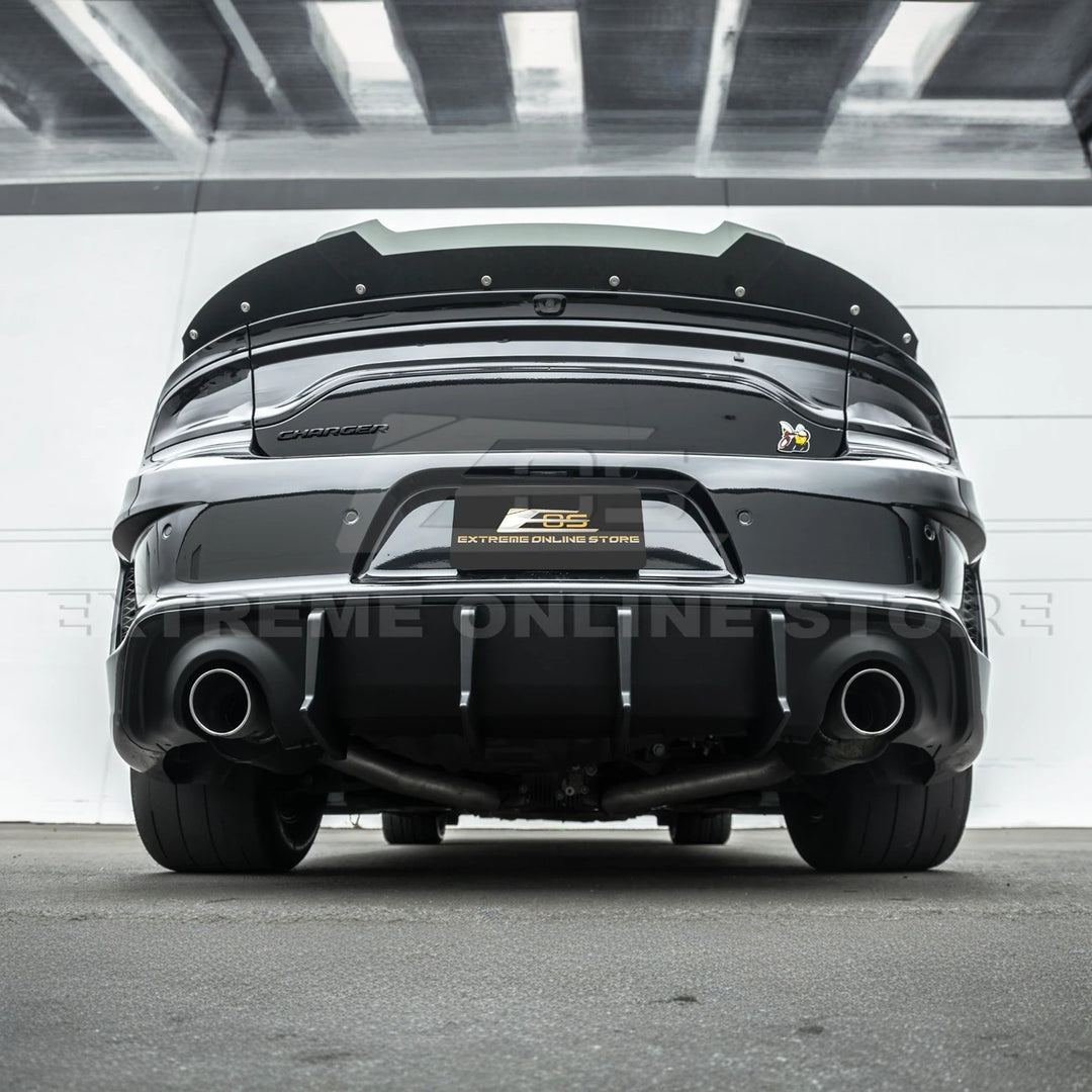 2020-Up Charger Widebody | SRT Rear Bumper Exhaust Diffuser