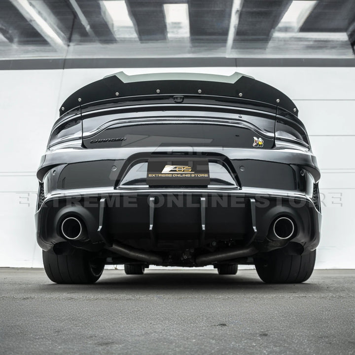 2020-Up Charger Widebody | SRT Rear Bumper Exhaust Diffuser