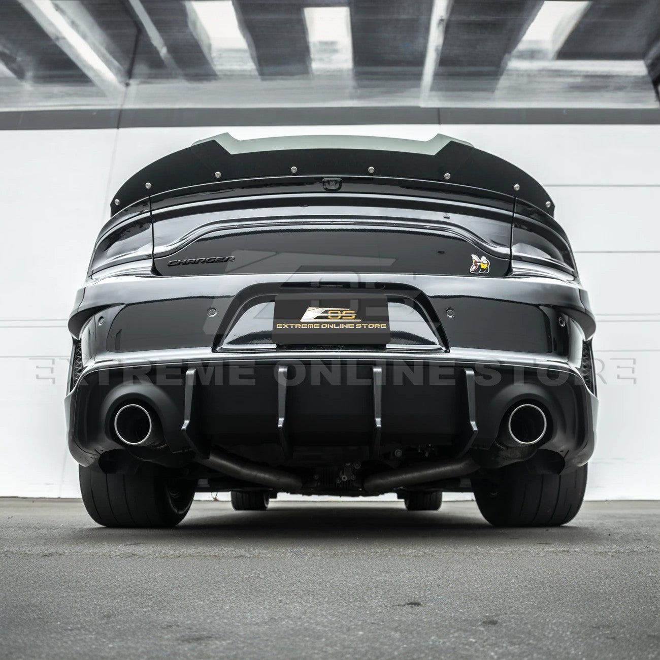 2020-Up Charger Widebody | SRT Rear Bumper Exhaust Diffuser