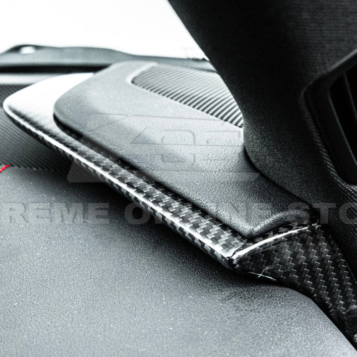 Corvette C8 DRY CARBON FIBER Upper Dash Pad Trim Kit