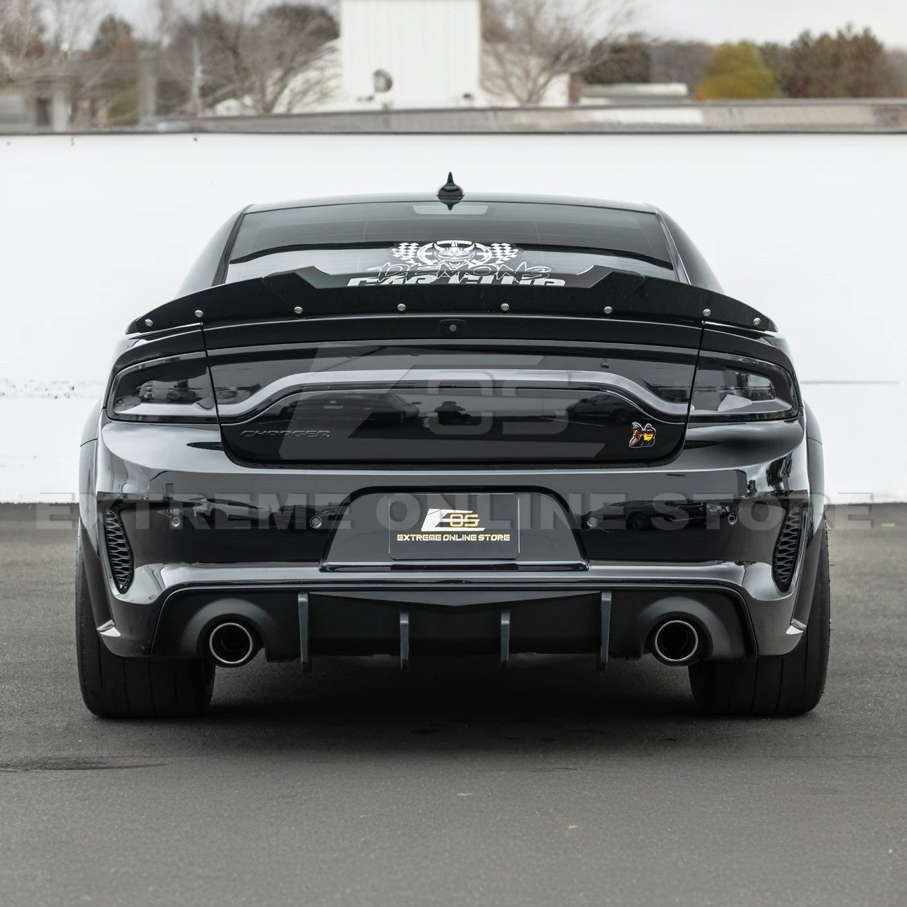 2020-Up Dodge Charger Rear Bumper Exhaust Diffuser