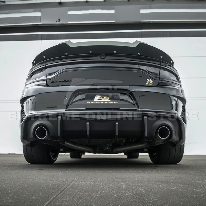 2020-Up Dodge Charger Rear Bumper Exhaust Diffuser