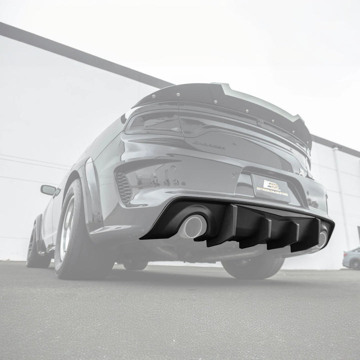 2020-Up Dodge Charger Rear Bumper Exhaust Diffuser
