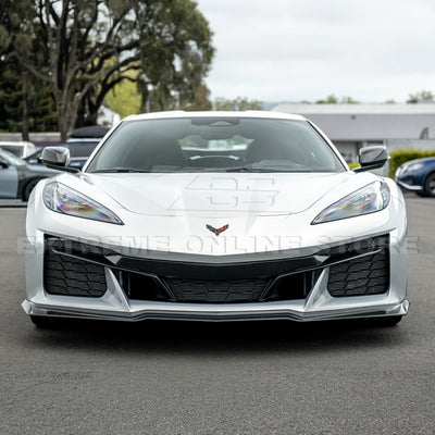 2023-Up Corvette C8 Z06 Z07 Extended One-Piece Front Lip Splitter