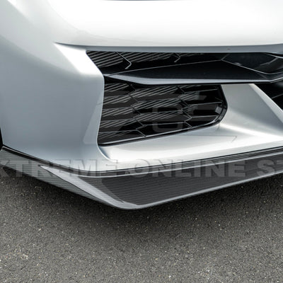2023-Up Corvette C8 Z06 Z07 Extended One-Piece Front Lip Splitter