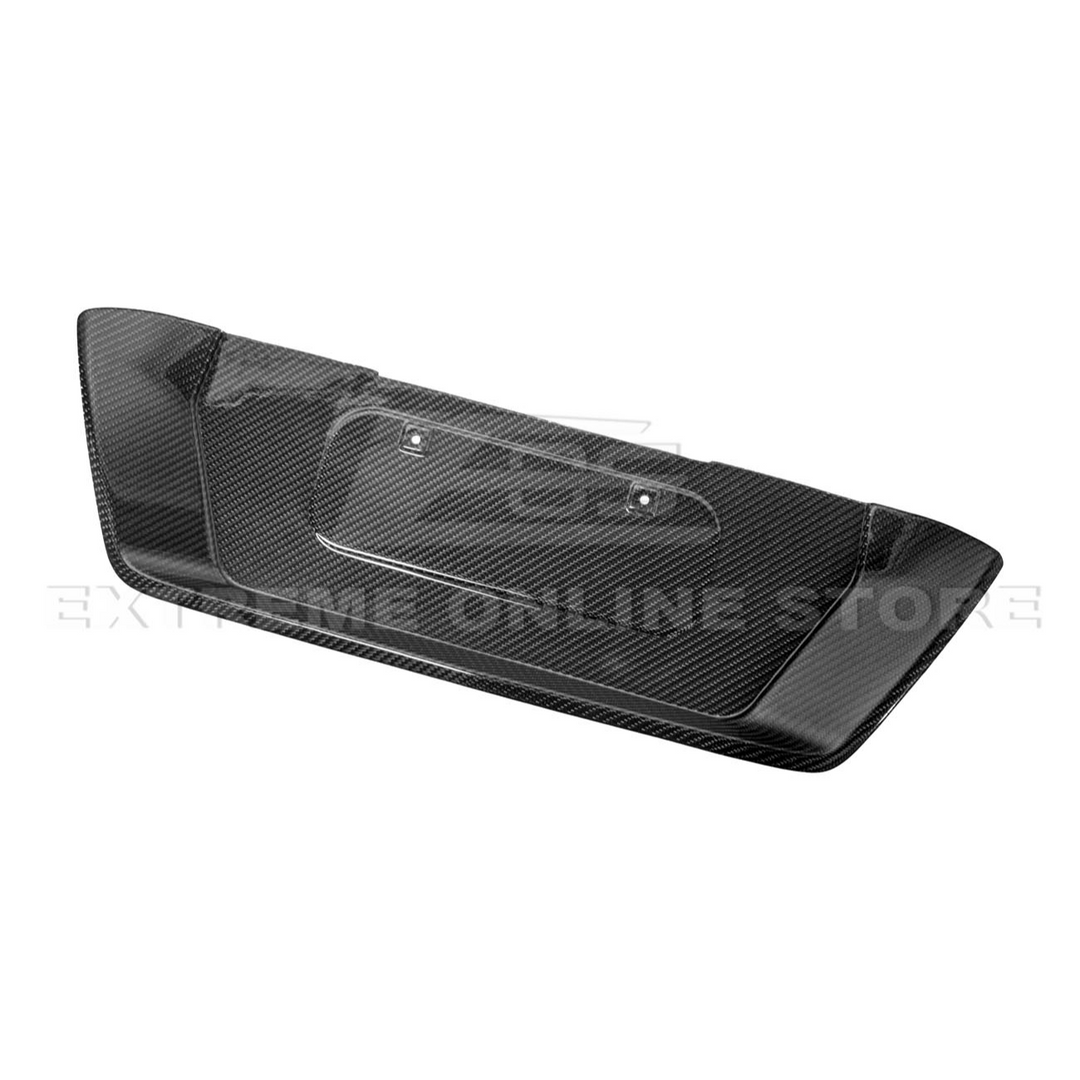Corvette C8 Z06 DRY CARBON FIBER License Plate Backing