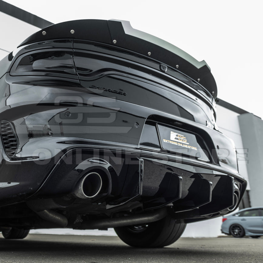 2020-Up Dodge Charger Rear Bumper Exhaust Diffuser