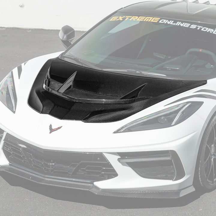 Corvette C8 ZR1 Front Bumper Vented Extractor Hood