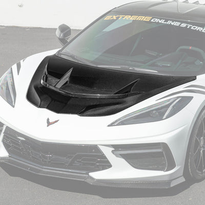 Corvette C8 ZR1 Front Bumper Vented Extractor Hood