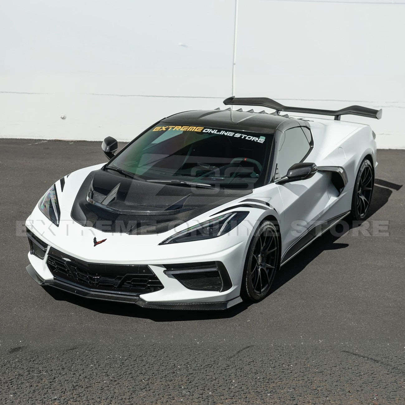 Corvette C8 ZR1 Front Bumper Vented Extractor Hood