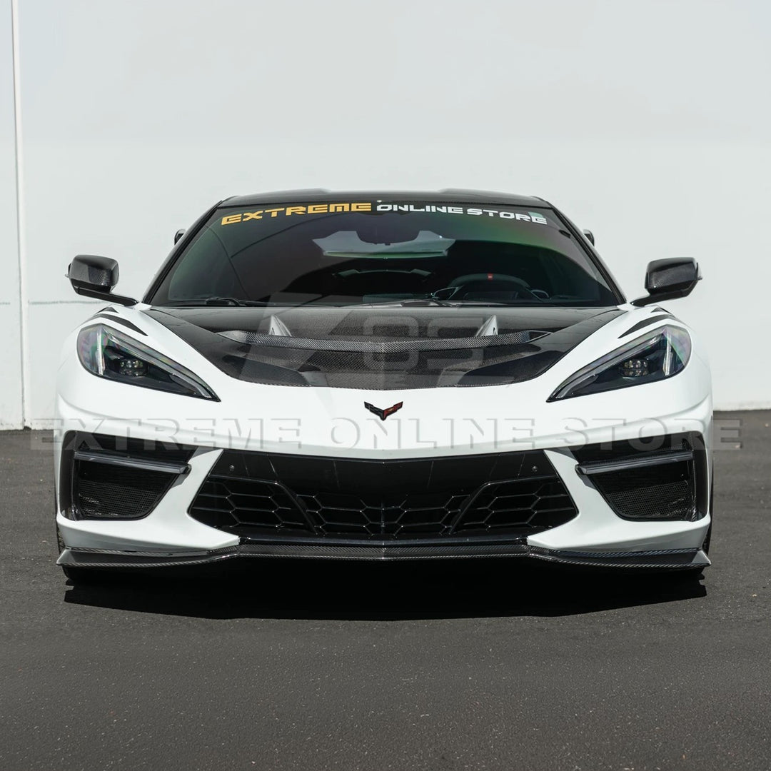 Corvette C8 ZR1 Front Bumper Vented Extractor Hood
