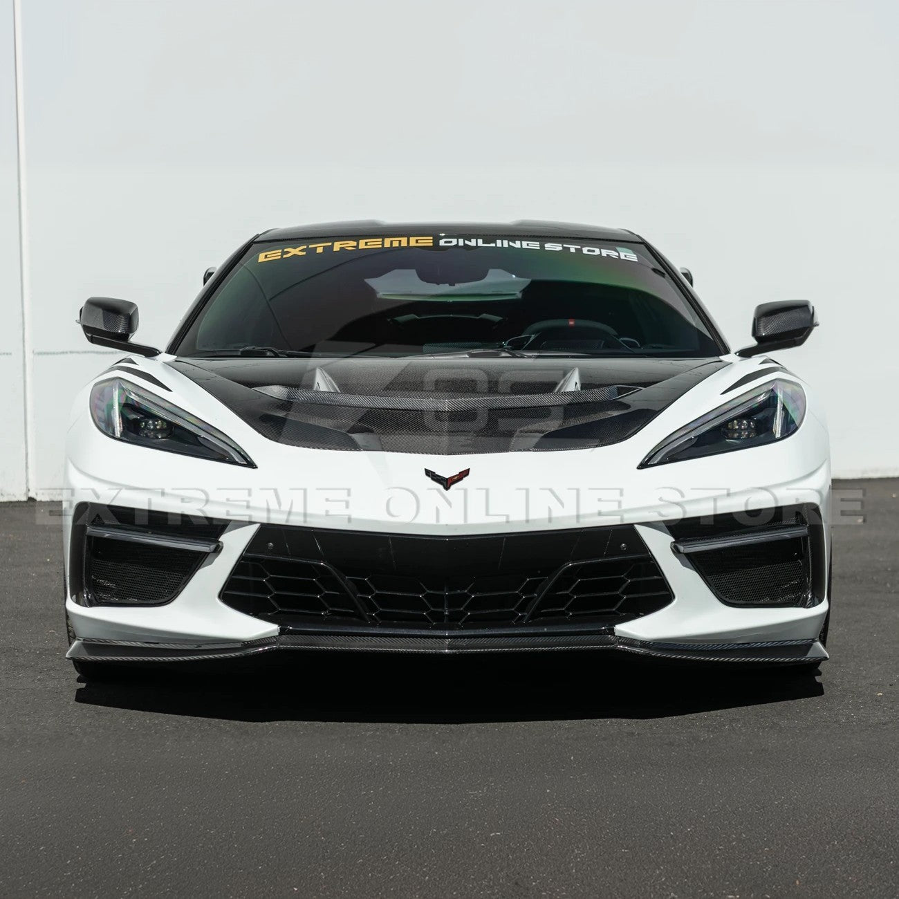Corvette C8 ZR1 Front Bumper Vented Extractor Hood