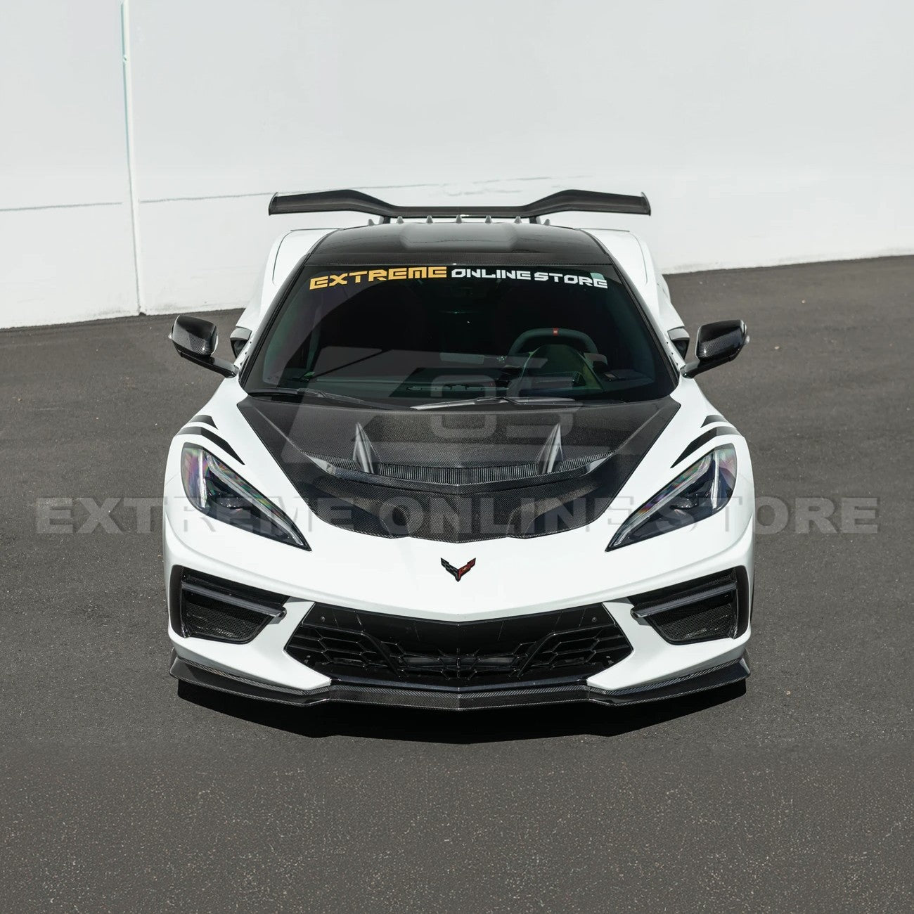 Corvette C8 ZR1 Front Bumper Vented Extractor Hood